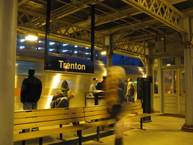 Track 2 Platform, Trenton Transit Center, Trenton, New Jersey