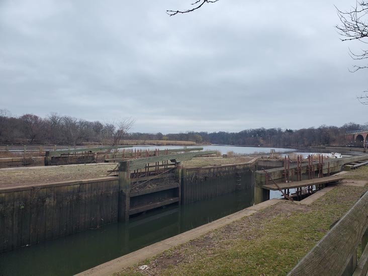 D & R Canal Locks, Boyd Park, New Brunswick, New Jersey, March 15, 2025