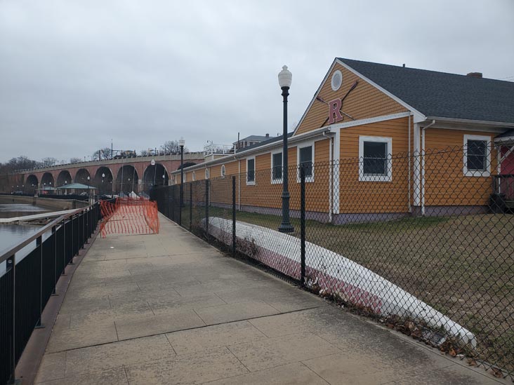 Rutgers Class of 1914 Boathouse, Boyd Park, New Brunswick, New Jersey, March 15, 2025