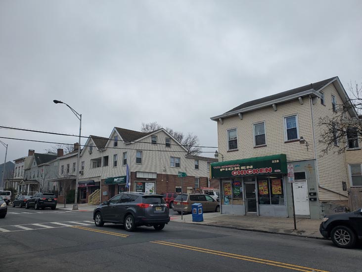 George Street at Hassart Street, New Brunswick, New Jersey, March 15, 2025