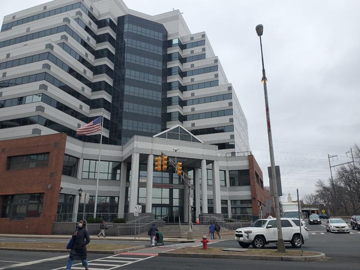 George Street at Albany Street, New Brunswick, New Jersey, March 15, 2025