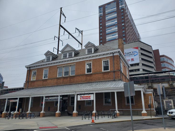 New Brunswick Station, 1 Railroad Plaza, New Brunswick, New Jersey, March 15, 2025