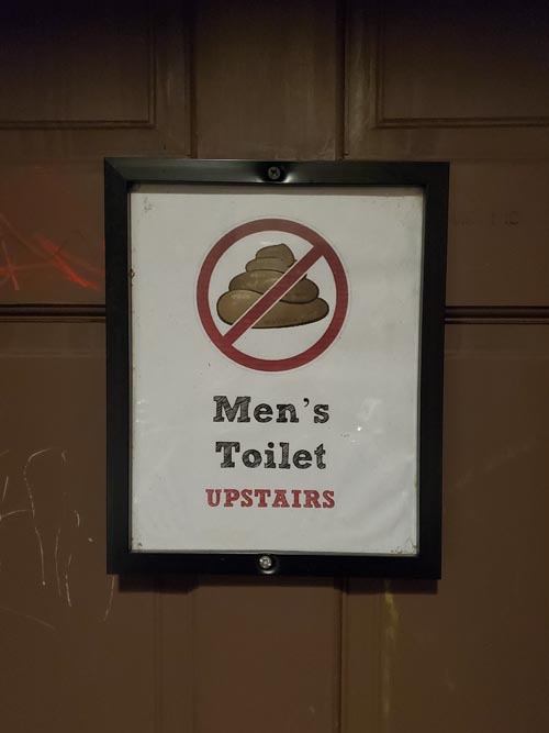 Ground Floor Men's Bathroom, Stuff Yer Face, New Brunswick, New Jersey, March 15, 2025