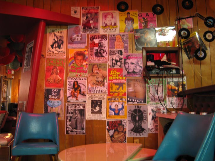 DJ Jack The Ripper Posters, Asbury Lanes, 209 4th Avenue, Asbury Park, New Jersey, September 5, 2009