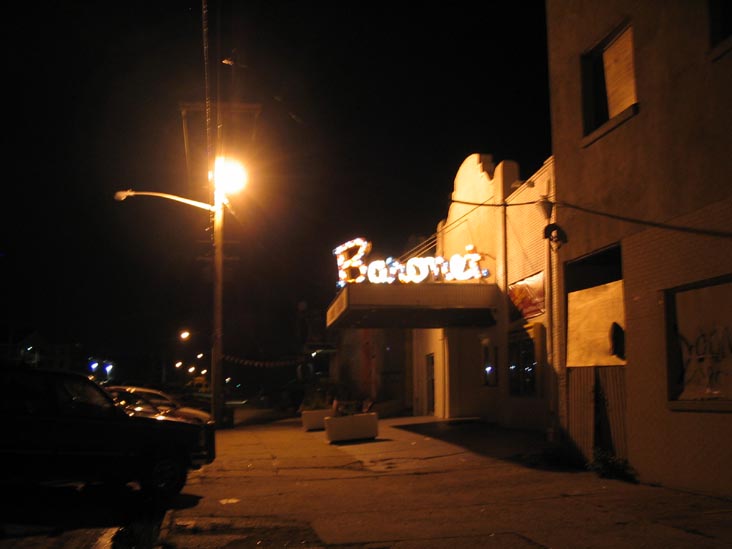 Baronet Theatre, 205 4th Avenue, Asbury Park, New Jersey, September 3, 2006