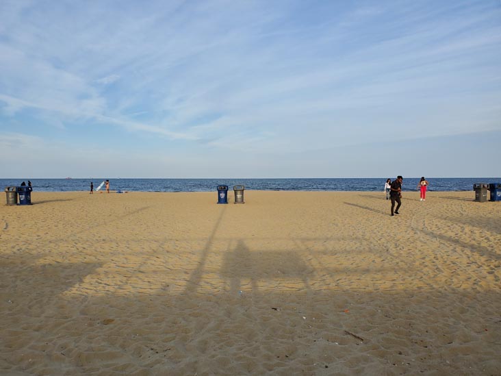 Beach From Asbury Park Boardwalk, Asbury Park, New Jersey, May 14, 2023