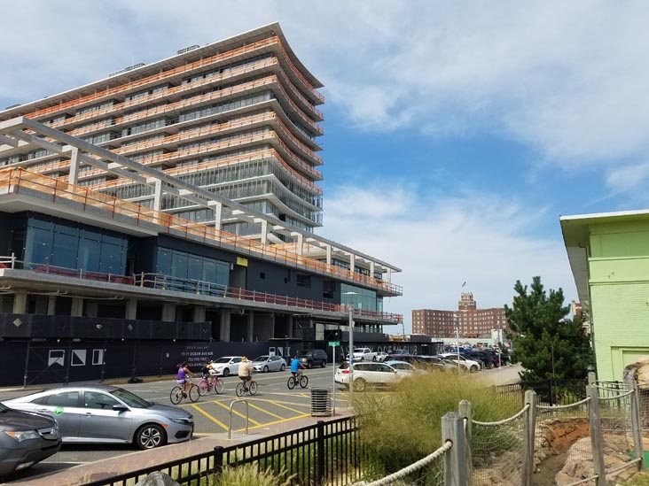 Asbury Ocean Club From Asbury Eighteen Mini-Golf, Asbury Park Boardwalk, Asbury Park, New Jersey, August 25, 2018
