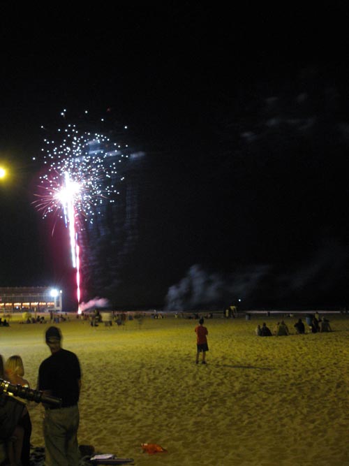 Fireworks, Asbury Park Boardwalk, Asbury Park, New Jersey, September 5, 2010