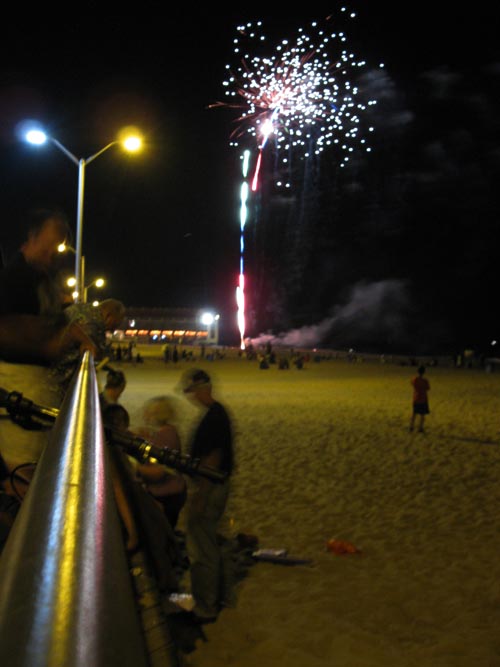 Fireworks, Asbury Park Boardwalk, Asbury Park, New Jersey, September 5, 2010