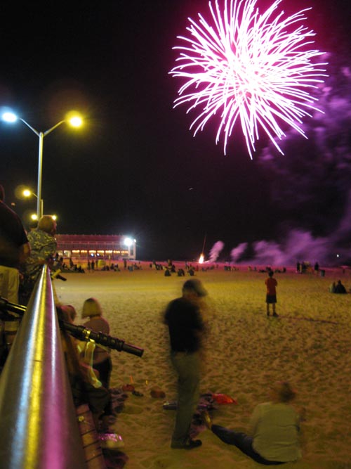 Fireworks, Asbury Park Boardwalk, Asbury Park, New Jersey, September 5, 2010
