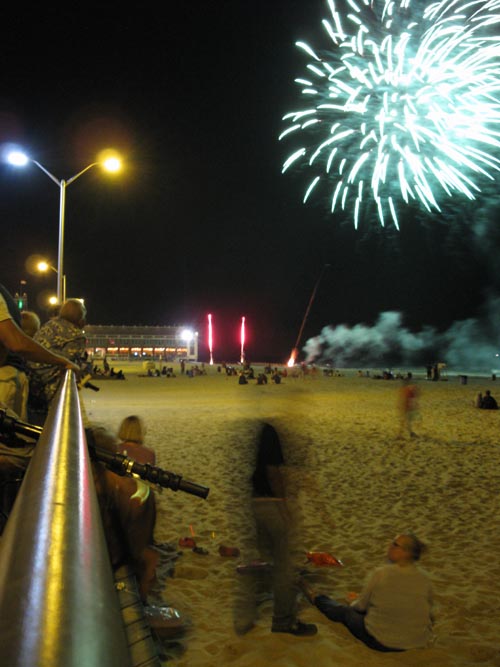Fireworks, Asbury Park Boardwalk, Asbury Park, New Jersey, September 5, 2010