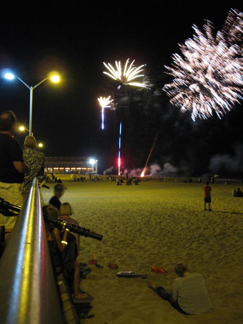 Fireworks, Asbury Park Boardwalk, Asbury Park, New Jersey, September 5, 2010