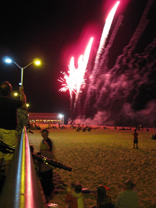Fireworks, Asbury Park Boardwalk, Asbury Park, New Jersey, September 5, 2010