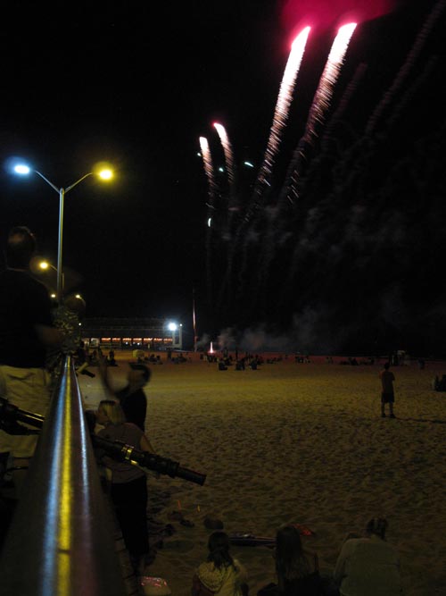 Fireworks, Asbury Park Boardwalk, Asbury Park, New Jersey, September 5, 2010