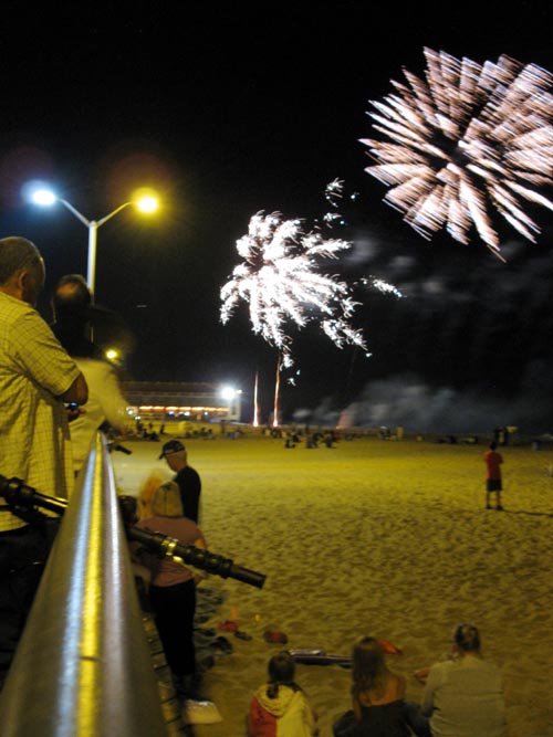 Fireworks, Asbury Park Boardwalk, Asbury Park, New Jersey, September 5, 2010
