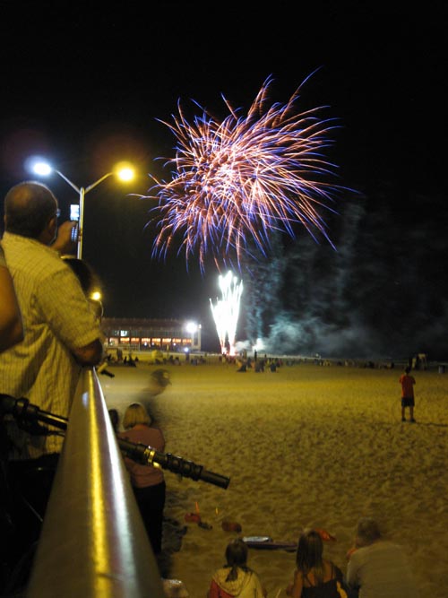 Fireworks, Asbury Park Boardwalk, Asbury Park, New Jersey, September 5, 2010