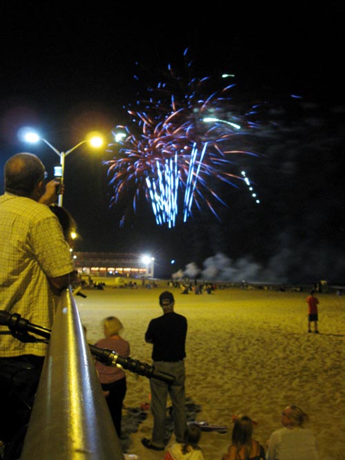 Fireworks, Asbury Park Boardwalk, Asbury Park, New Jersey, September 5, 2010