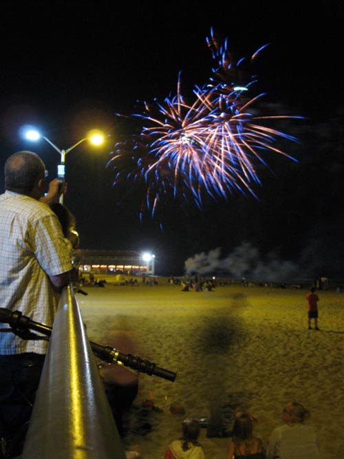 Fireworks, Asbury Park Boardwalk, Asbury Park, New Jersey, September 5, 2010