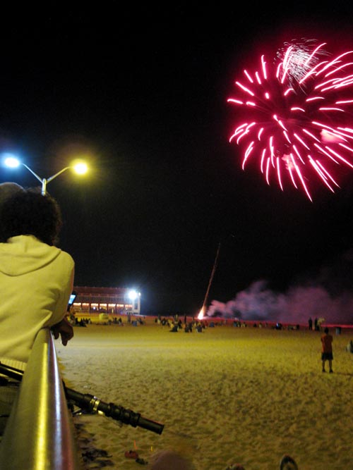 Fireworks, Asbury Park Boardwalk, Asbury Park, New Jersey, September 5, 2010