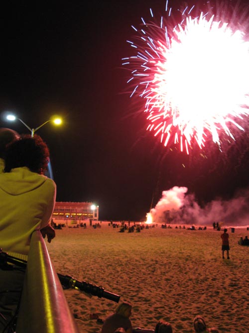 Fireworks, Asbury Park Boardwalk, Asbury Park, New Jersey, September 5, 2010