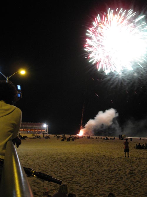 Fireworks, Asbury Park Boardwalk, Asbury Park, New Jersey, September 5, 2010