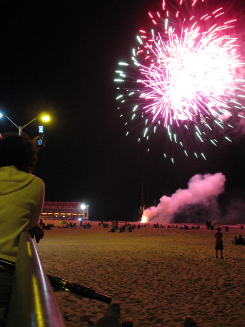Fireworks, Asbury Park Boardwalk, Asbury Park, New Jersey, September 5, 2010