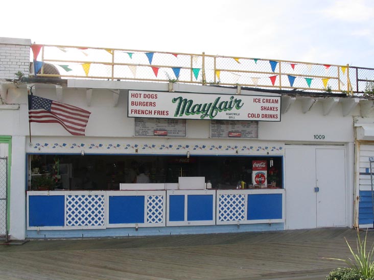 Mayfair Boardwalk Grill, 1009 Boardwalk, Asbury Park Boardwalk, Asbury Park, New Jersey, September 4, 2004