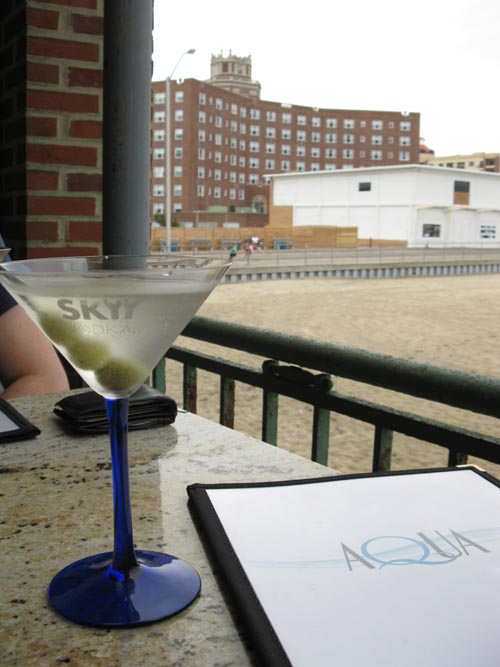 Vodka Martini, AQUA Oceanfront Restaurant & Bar, 1300 Ocean Avenue, Asbury Park Convention Hall, Asbury Park, New Jersey