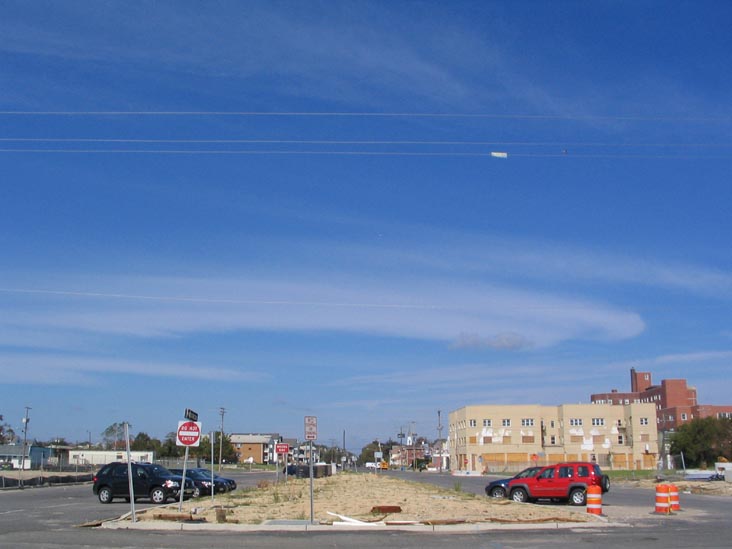 Looking West Down 4th Avenue From Ocean Avenue, Asbury Park, New Jersey