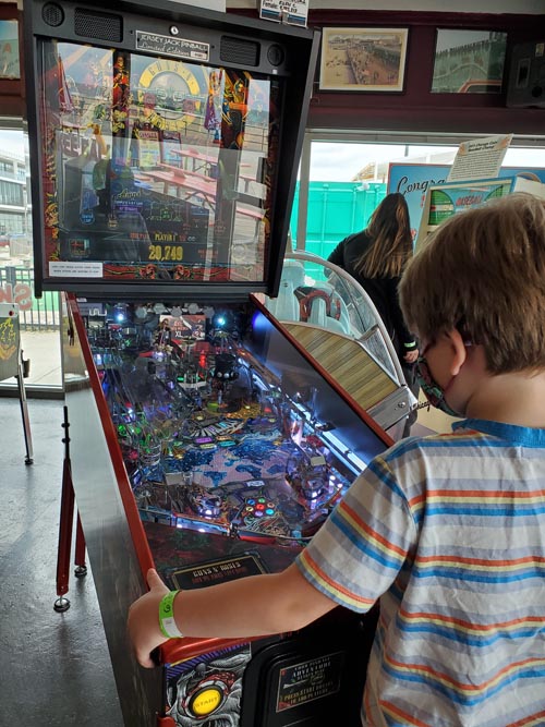 Guns N' Roses Pinball Machine, Silverball Museum, Asbury Park, New Jersey, May 9, 2021