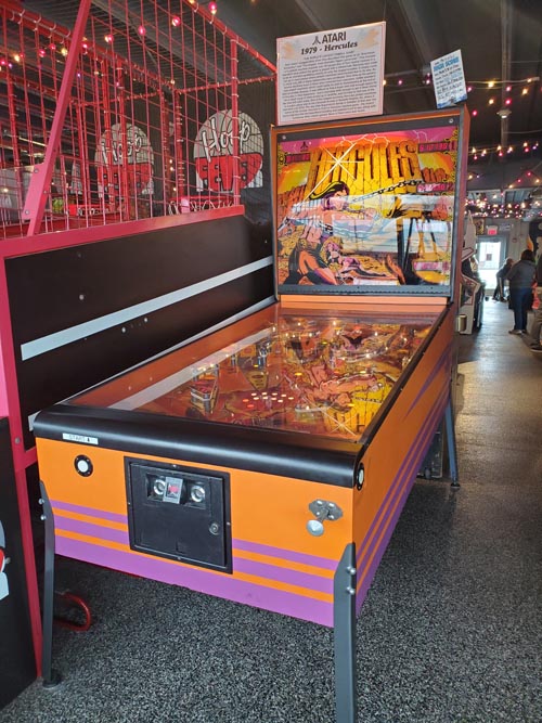 Hurcules Pinball Machine, Silverball Museum, Asbury Park, New Jersey, May 12, 2024