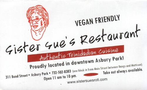 Sister Sue's Restaurant, 311 Bond Street, Asbury Park, New Jersey