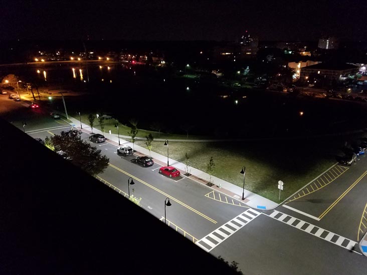 Atlantic Square Park and Sunset Lake From The Asbury Hotel, 210 5th Avenue, Asbury Park, New Jersey, August 24, 2017