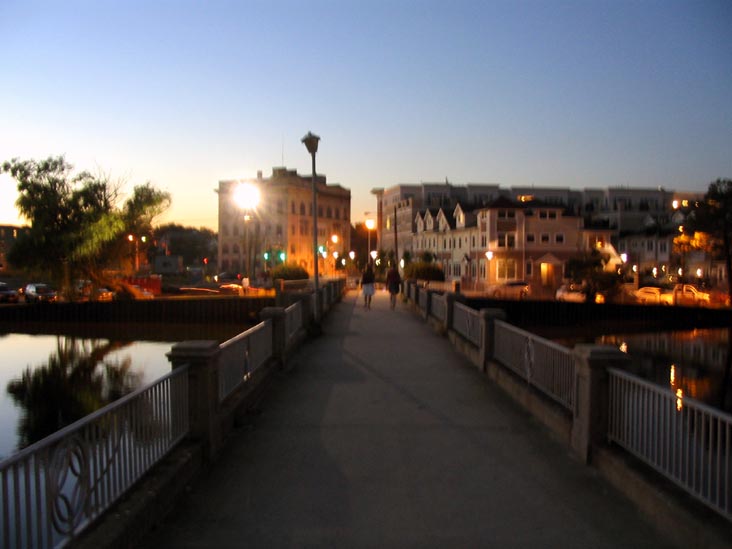 Heck Street Footbridge, Wesley Lake, Asbury Park, New Jersey, September 1, 2007