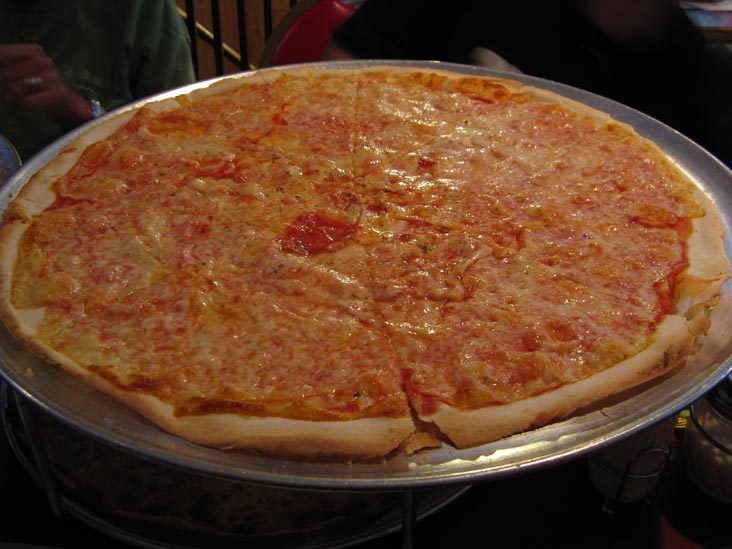 Double Extra Large Plain Pizza, Pete & Elda's Bar/Carmen's Pizzeria, 96 Woodland Avenue, Neptune, New Jersey, September 1, 2008