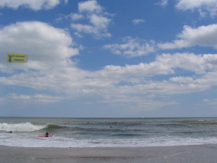 Geico Banner Tow, Beach, Ocean Grove, New Jersey, September 4, 2006