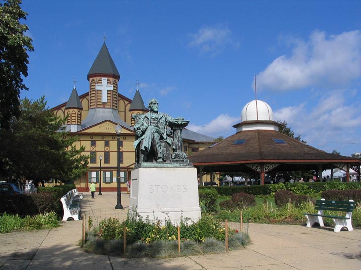 The Great Auditorium, E.H. Stokes Monument, Ocean Grove Camp, Ocean Grove, New Jersey, September 3, 2006