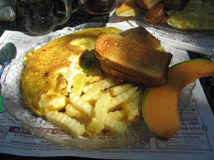 Omelet, Patty K's, 54 Main Avenue, Ocean Grove, New Jersey