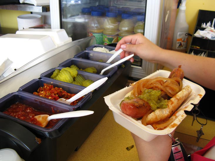 Condiments, WindMill Hot Dogs, 18 South Main Street, Ocean Grove, New Jersey, July 28, 2008