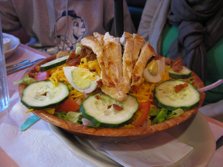 Big Salad, Broadway Diner, 45 Monmouth Street, Red Bank, New Jersey