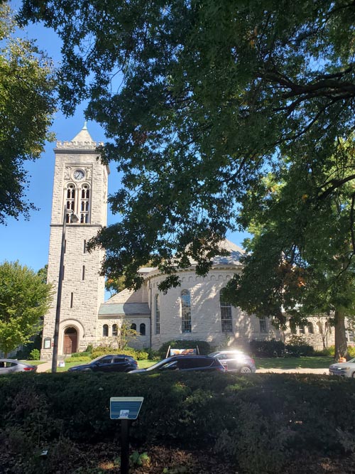 The Presbyterian Church in Morristown From Morristown Green, Morristown, New Jersey, October 6, 2024