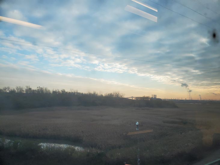 Hudson County, Northeast Corridor Line, New Jersey, November 28, 2021