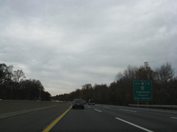 New Jersey Turnpike Near Exit 8, Mercer County, New Jersey