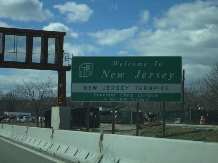 New Jersey Turnpike Newark Bay Extension, Hudson County, New Jersey, March 22, 2013