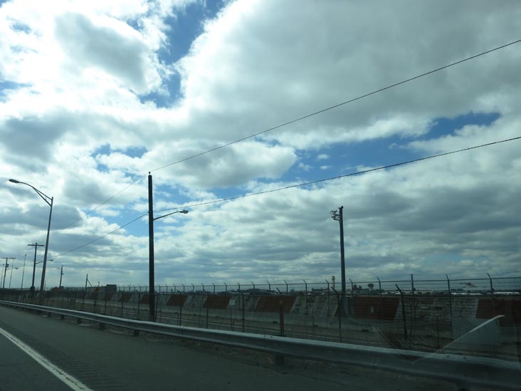 Newark Liberty International Airport From New Jersey Turnpike, New Jersey, March 22, 2013
