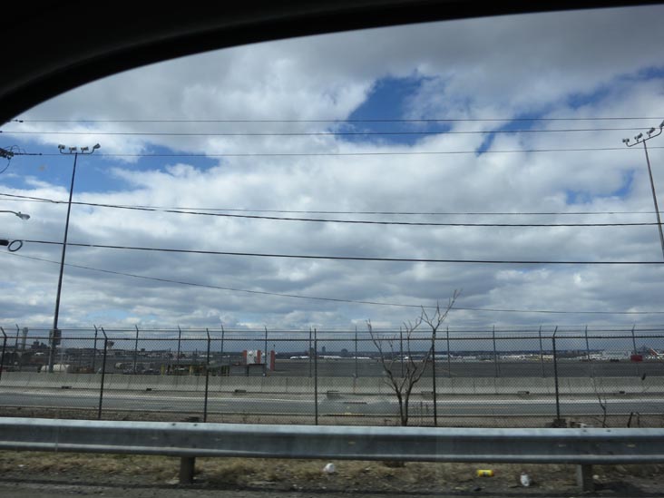 Newark Liberty International Airport From New Jersey Turnpike, New Jersey, March 22, 2013