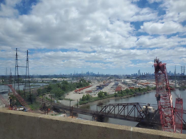 Point-No-Point Bridge From Chaplain Washington Memorial Bridge, New Jersey Turnpike, New Jersey, July 30, 2023