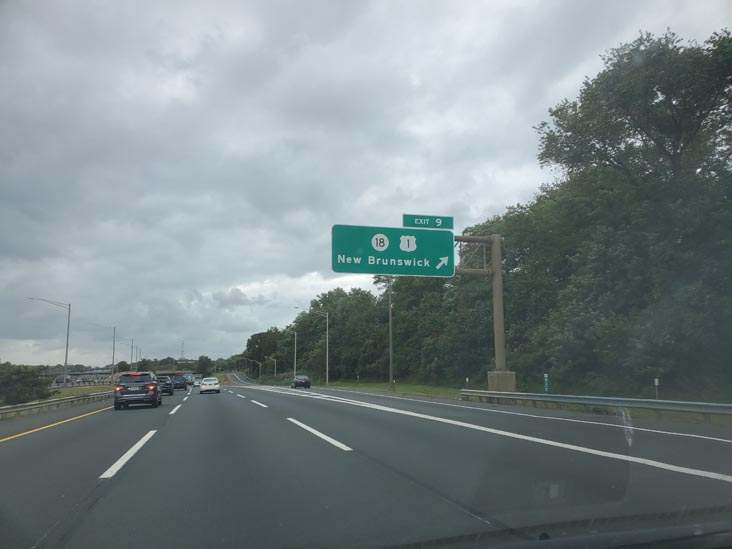 Exit 9, New Jersey Turnpike, New Jersey, October 9, 2021
