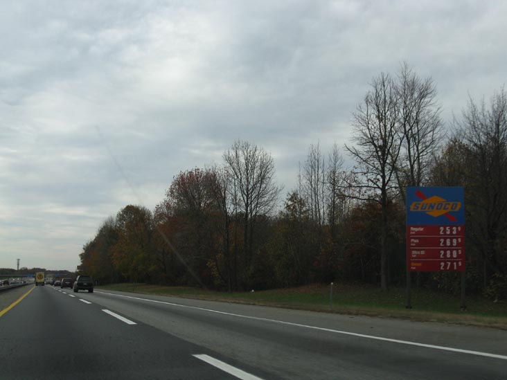 New Jersey Turnpike Near Joyce Kilmer Service Area, Middlesex County, New Jersey, November 1, 2009