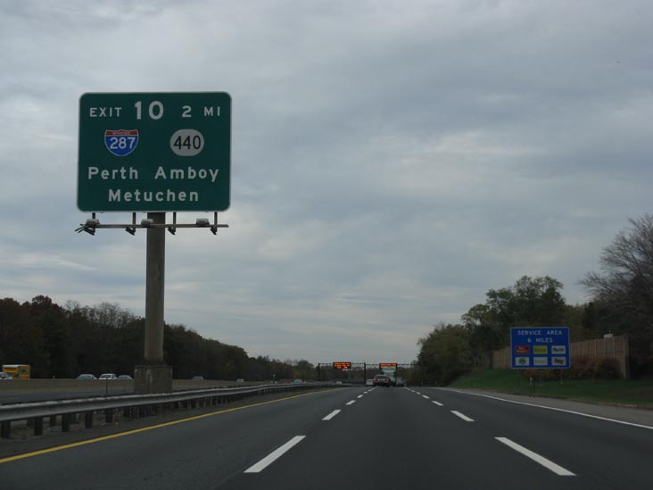 New Jersey Turnpike Near Exit 10, Middlesex County, New Jersey, November 1, 2009